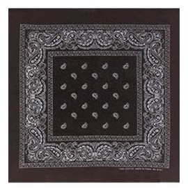 Black Bandana - Paisley