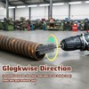 5 Pcs 1" Bore Brush for Drill Stainless Steel Round