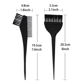 YANTAISIYU 3 Piece Hair Dye Set Hair Colour Colouring Tool Hair Dye Brush Hair Dye Bowl Double-Sided Hair Dye Comb