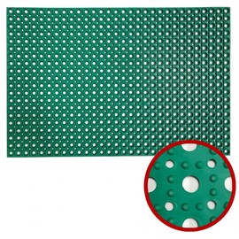 Entrance raw rubber coin mat (green 60x90) entrance mat release mat