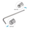 TOP-VIGOR 1Pcs 5/32" Ball End Hex Key Wrench, L Shaped