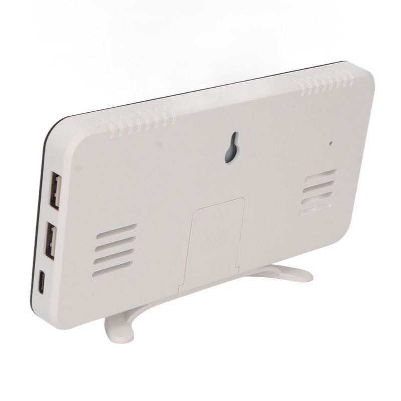 Alarm Clock Dual USB Output 3 Levels Brightness Light Sensing