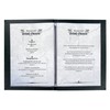 Sigel SM111 Menu Folder with Elastic Band for A4 Plastic