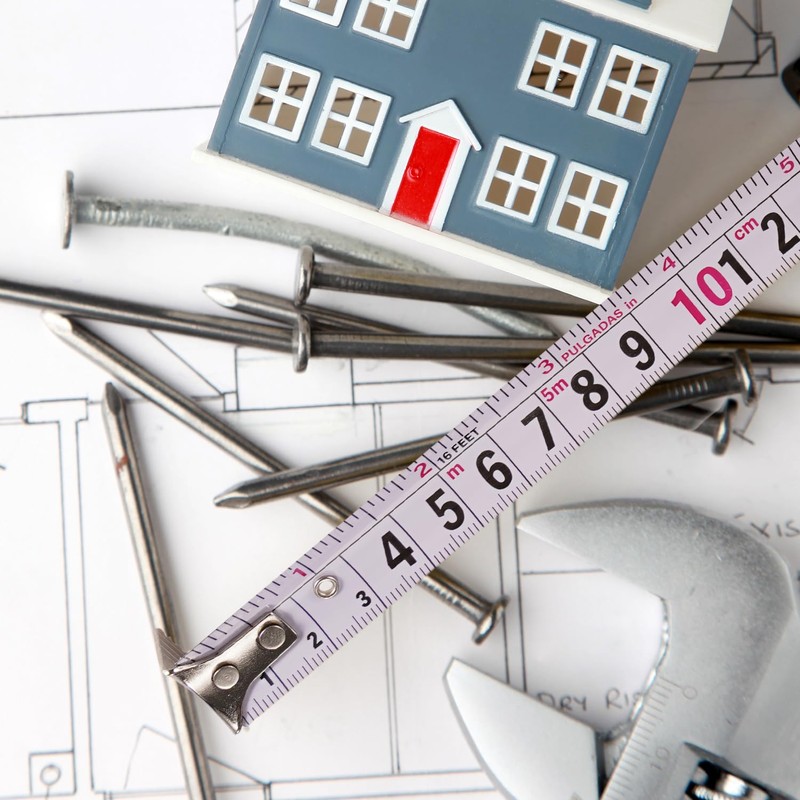 FUMETAX Flexómetro Contra impactos 5 m Cinta negra 18mm Tarjeta