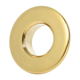 BWE Sink Basin Trim Overflow Ring Cover Gold Bathroom Vessel Vanity Basin Bath Sink Brass Insert in Hole Round Caps