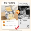 135W Electric Pasta Maker Machine, Family Noodle Maker, Pasta Dough