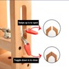 Leather Hand Stitching Fixture Wooden Leather Fix Clamp Leather Sewing