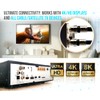 TechDirect 20FT RG6 Coaxial Cable White - High Speed Internet,