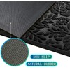 Bulijojo Front Door Mat Entrance,Durable Heavy Duty Welcome Mat,Thick Absorbent