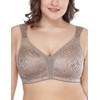 Deyllo Women's Full Cup Minimizer Bra Non Iron Large Sizes