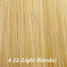 100 Strands Wavy Body Wave Pre Bonded U Nail Tip Fusion Remy Human Hair Extensions 22" Inches # 22 (Light Blonde) Color