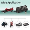 12V Battery Charger 1.5-Amp Automatic Smart Battery Maintainer, Trickle Charger,