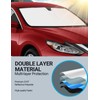 Proadsy - Parasol plegable para parabrisas delantero 2024, ajuste personalizado