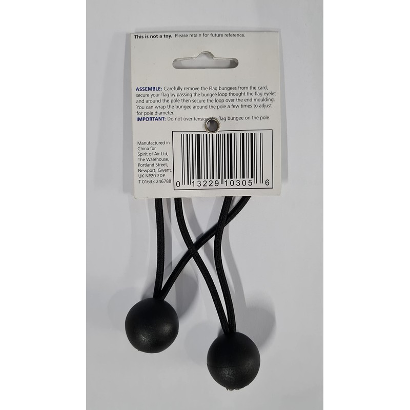 Flag Bungees x 2 - Ideal for Festival Flag Poles