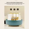 Rotating Spice Rack, 360 Degree Turntable Fridge Organiser Made of