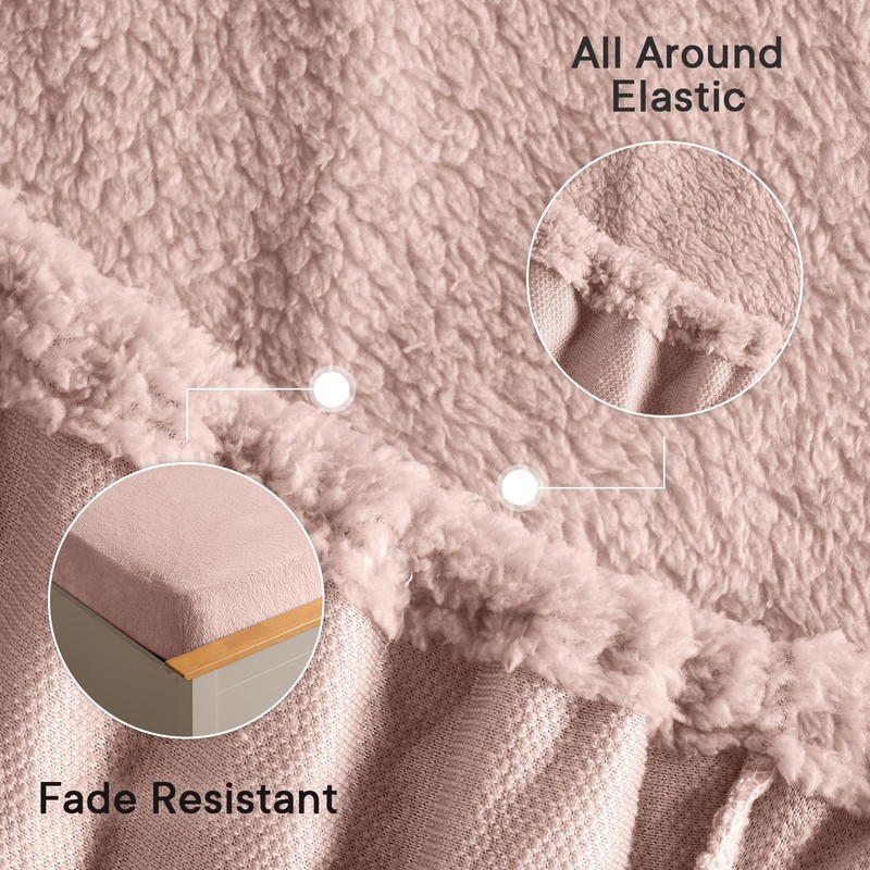 Brentfords Teddy Fleece Fitted Bed Sheet Thermal Warm Soft Luxury