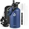 RAYMYLO Insulated Water Bottle 64 oz, Triple Wall Vacuum Stainless