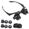 Magnifying Glasses with Light LED Illuminated Eye Loupe Headband Magnifier