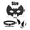 NIDHFG 1 Piece Bat Mask, 2 Piece Hairpins And 1