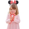 Ears Mouse, Black Mouse Ears Headbands Black Red White Polka