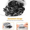 50 Pieces Car Mounting Clips Car Bumper Plastic Rivet Fastener