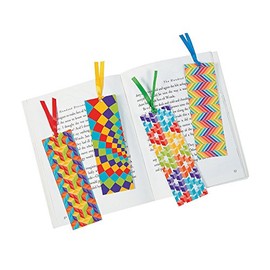 Fun Express Laminated Optical Illusion Bookmarks - 48 Pieces - Educational and Learning Activities for Kids