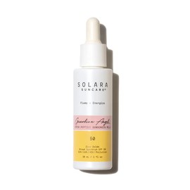 SOLARA SUNCARE Solara Suncare - Guardian Angel Super Peptide Sunscreen Milk, SPF 50 | EWG Verified, Vegan, Cruelty Free, Reef friendly | Plump+Energize | Zinc Oxide Helps Fight UVA, UVB, Pollution (1 fl oz | 30 ml)
