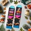 HAPPYPOP Fox Gift Ideas Socks - Funny Fox Socks for