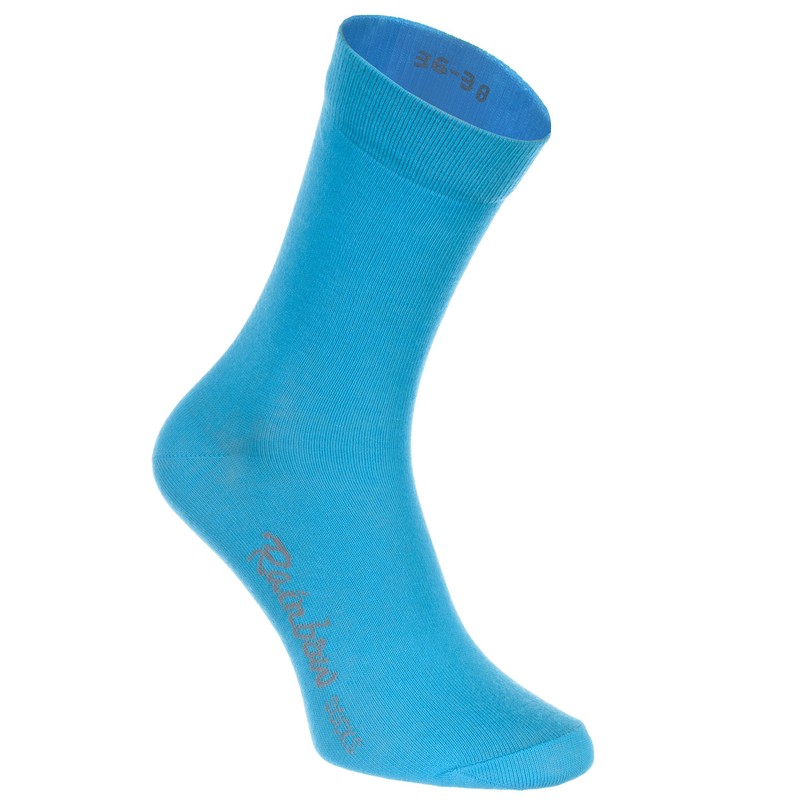 Rainbow Socks – Women's Men's Classic Colourful Cotton Socks -