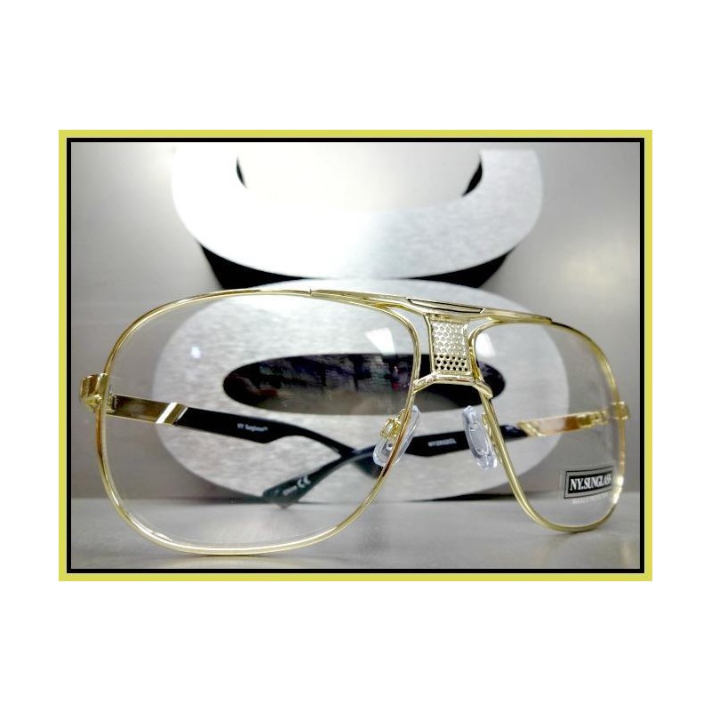 NYS Eyewear Men or Women Classic Vintage Retro Style Clear