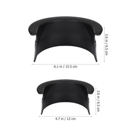 6pcs Billiards Table Pocket Liner 4 Corner Pool Table Pocket Liners Replacement Billiards Liners Replacements for Bar Pool Table Plastic Black 1.96 * 1.96 * 1.96inch