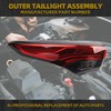 Dasbecan Left Drive Side Tail Light Assembly Rear Lamp Compatible