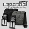 SANSTHS 2Pack Elastic Belt for Men, Mens Belts Casual for