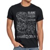 style3 Millennium Falcon Blueprint Men's T-Shirt - 3xl