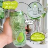 J.H. Company Vaso Acrilico Estapado Aguacate Termico Forma De Lata