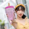 YunQin 320ml Plastic Water Bottles, 4 Colors Cute Watermelon Ice
