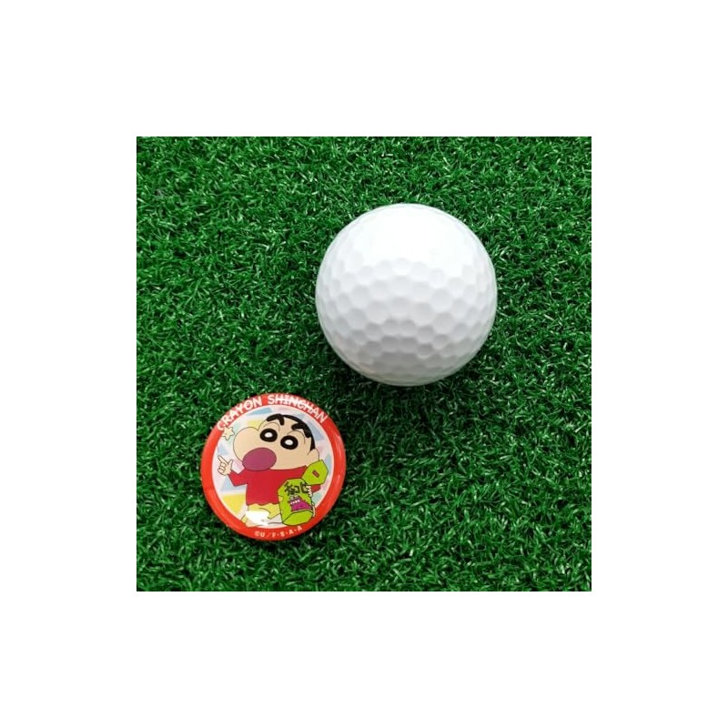 HOKUSHIN TRADING MK0488 Golf Ball Marker Crayon Shin-chan Acrylic Marker