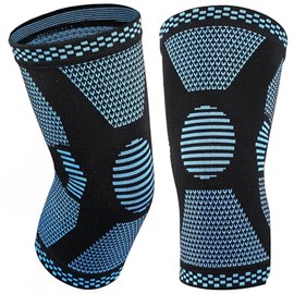 Rodilleras Deportivas 1 par, Rodilleras de Soporte Elásticas Antideslizantes,Protege tus Rodillas,Adecuado para Deportes al Aire Libre, Correr,...    