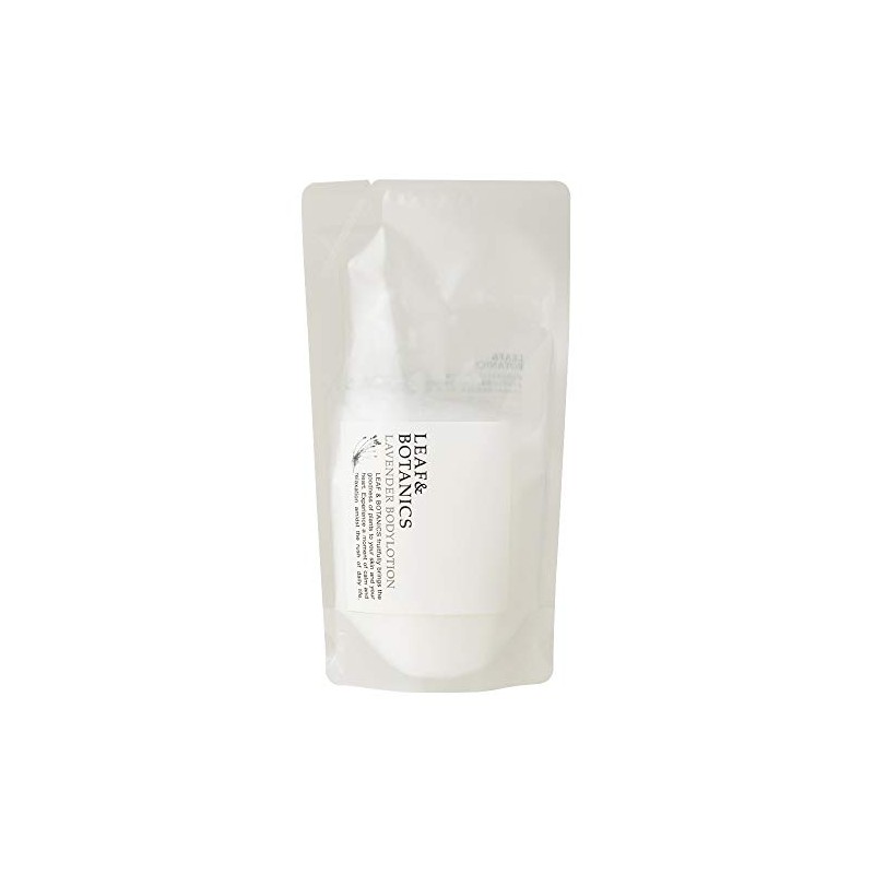 Leaf & Botanics Body Lotion, Lavender, Refill, 280mL, Off-White (For