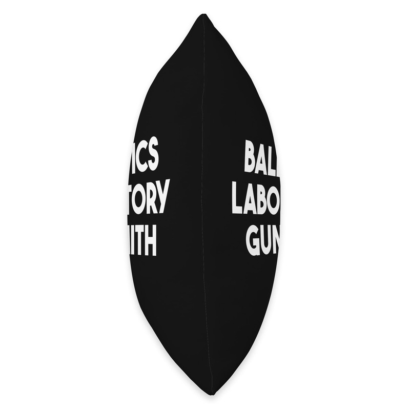 Ballistics Laboratory Gunsmith Throw Pillow
