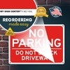 No Parking Do Not Block Driveway Sign, 10" x 14"