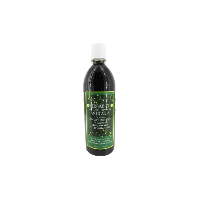 Shampoo Herbárico Anticaída De Chile , Romero, Sábila 600ml