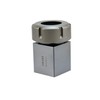 ER40 Collet Square Block Holder .001" parallelism CNC Lathe Engraving