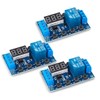 Innfeeltech 3pcs DC 6-30V Delay Relay Time Programmable Relay with