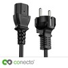 conecto Power Cable IEC Cable 3-Pin 5.0 m Protective Contact