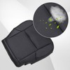 FZJDSD Black Driver Side Bottom Perforated Leather Seat Cover Compatible