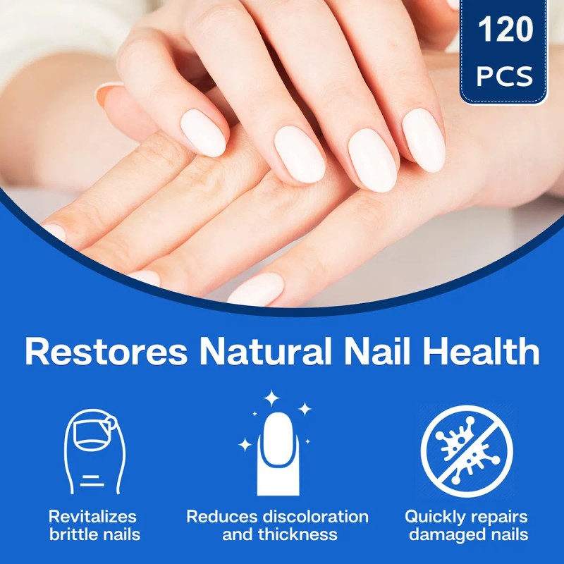 120 Parches Reparación Uñas Nails Hongos