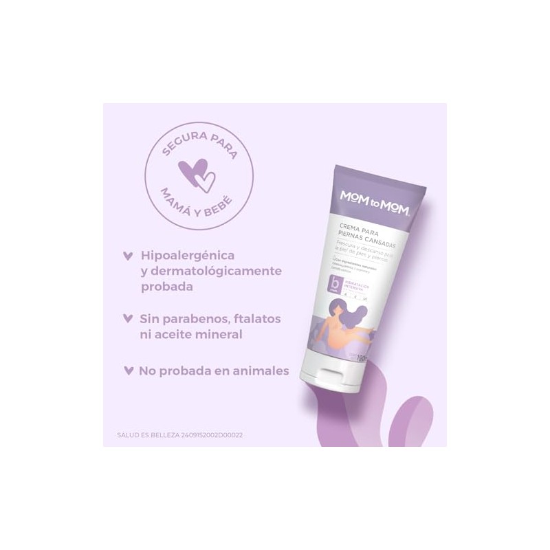 MOM to MOM Crema para Piernas Cansadas ETAPA b 190ml