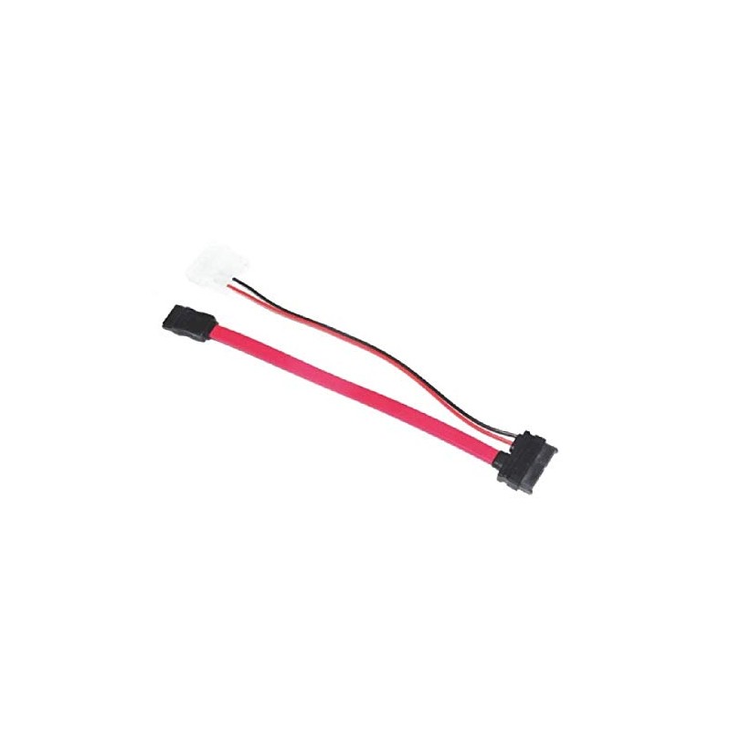 Astrotek 7 Pins Slim SATA Cable, Red, 50 cm