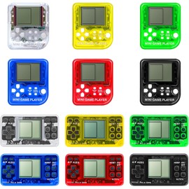 SSRMX 12 Piezas de Recuerdos de Fiesta de Videojuegos para niños, Llavero de Videojuegos, Suministros de Fiesta de Videojuegos